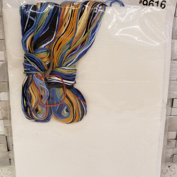 Design Works Footprints Poem Counted Cross Stitch Kit 14 Count Aida Cloth NEW - Picture 6 of 7